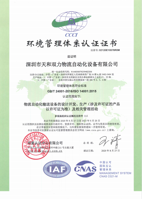 ISO情形治理系统认证